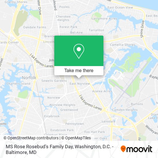 MS Rose Rosebud's Family Day map
