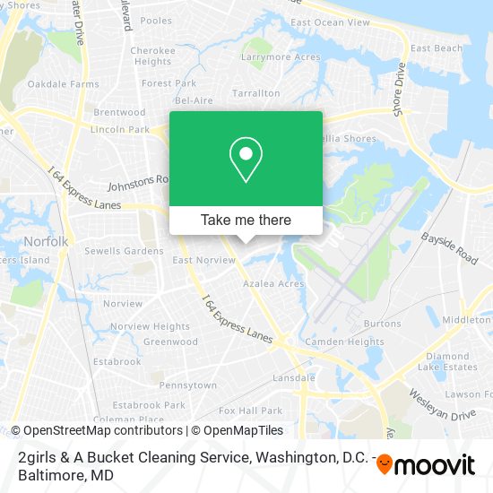2girls & A Bucket Cleaning Service map