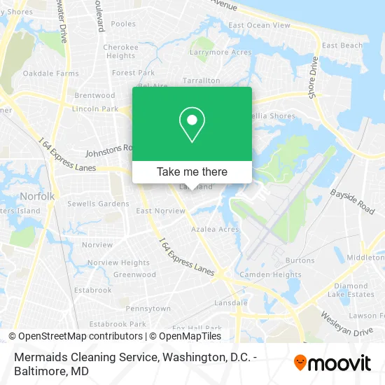 Mermaids Cleaning Service map