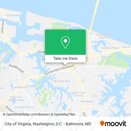 City of Virginia map