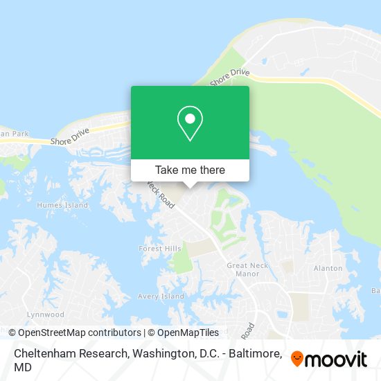 Mapa de Cheltenham Research