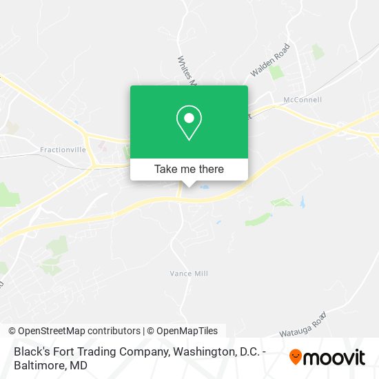 Black's Fort Trading Company map