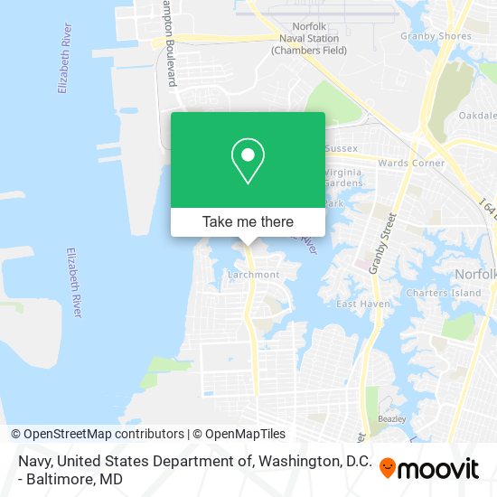Navy, United States Department of map