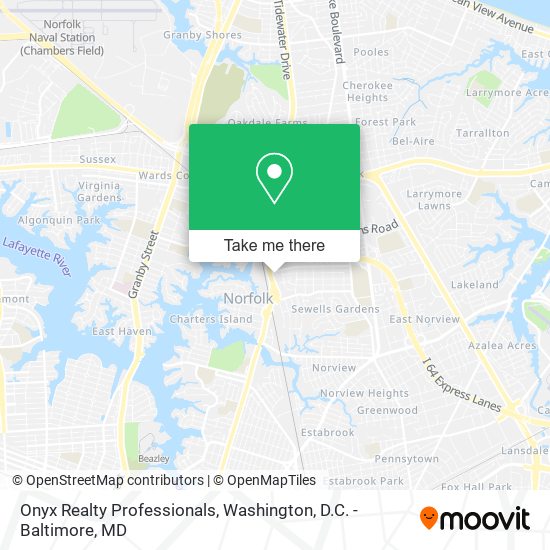 Mapa de Onyx Realty Professionals