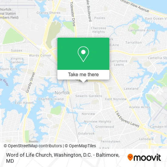 Word of Life Church map