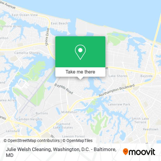 Julie Welsh Cleaning map