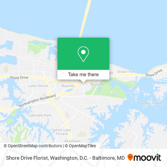 Shore Drive Florist map