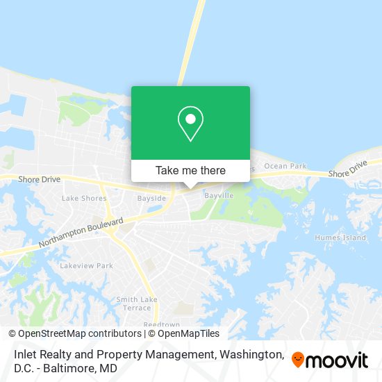 Inlet Realty and Property Management map