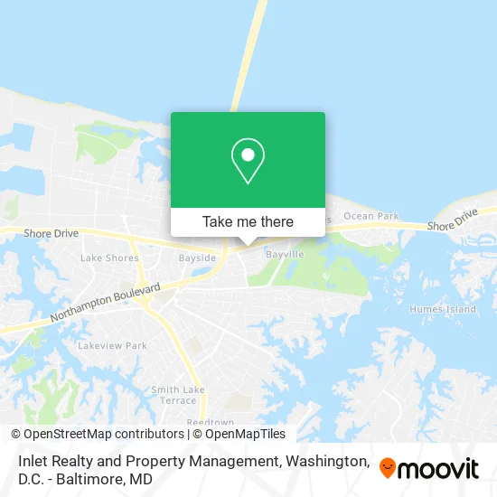Mapa de Inlet Realty and Property Management