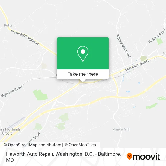 Haworth Auto Repair map