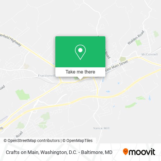 Crafts on Main map
