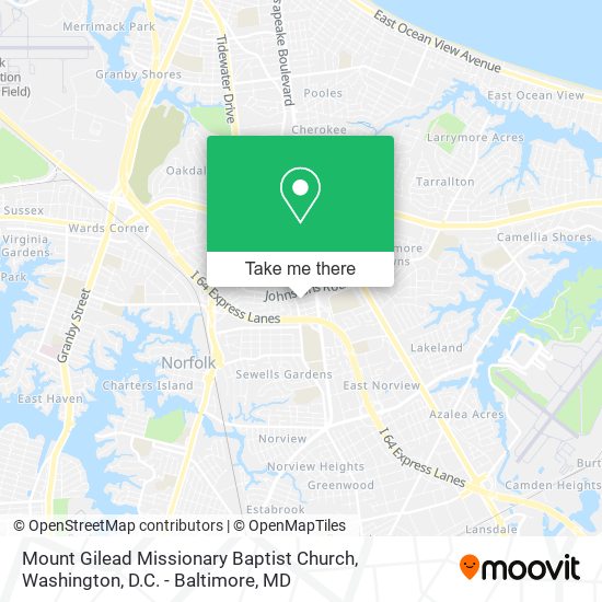 Mount Gilead Missionary Baptist Church map