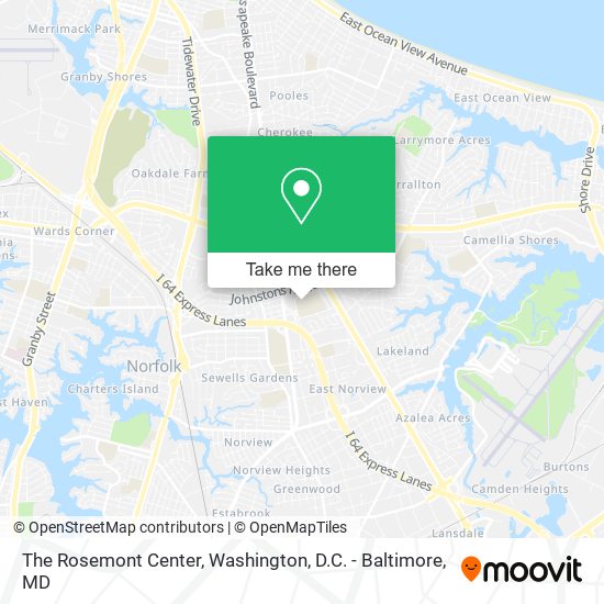 Mapa de The Rosemont Center