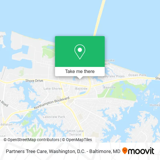 Partners Tree Care map