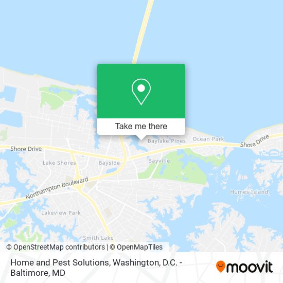 Home and Pest Solutions map