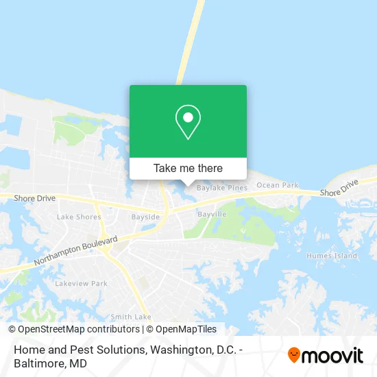 Mapa de Home and Pest Solutions