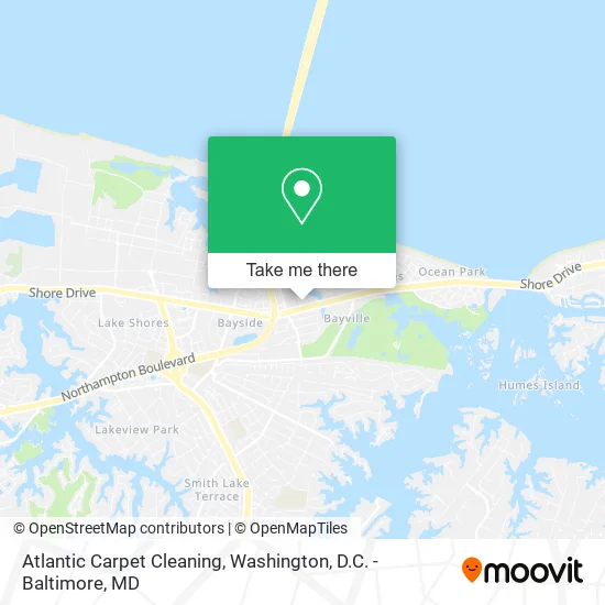 Atlantic Carpet Cleaning map