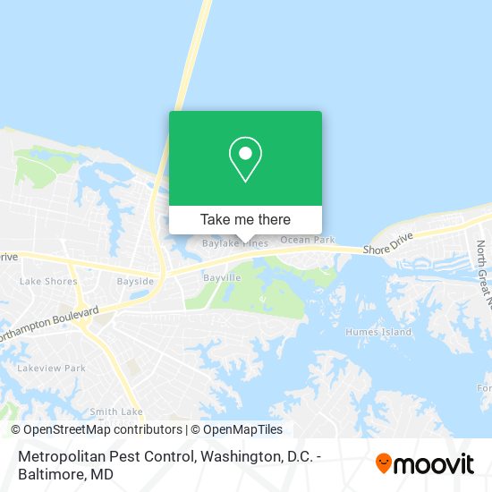 Metropolitan Pest Control map