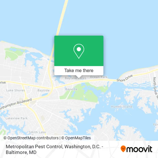 Mapa de Metropolitan Pest Control