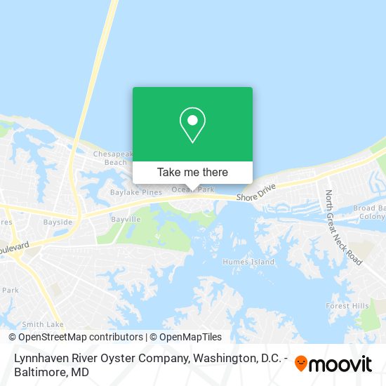 Lynnhaven River Oyster Company map