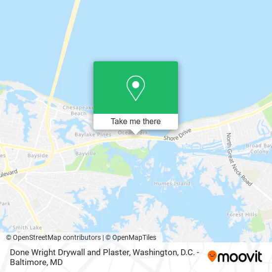 Mapa de Done Wright Drywall and Plaster