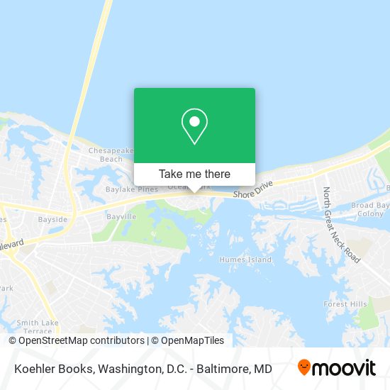 Koehler Books map