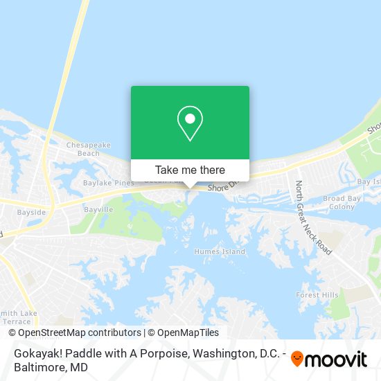 Mapa de Gokayak! Paddle with A Porpoise