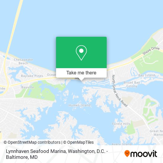 Lynnhaven Seafood Marina map