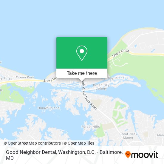 Good Neighbor Dental map