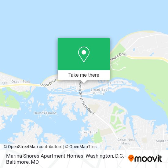 Marina Shores Apartment Homes map