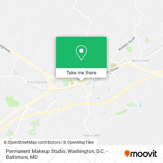 Mapa de Permanent Makeup Studio