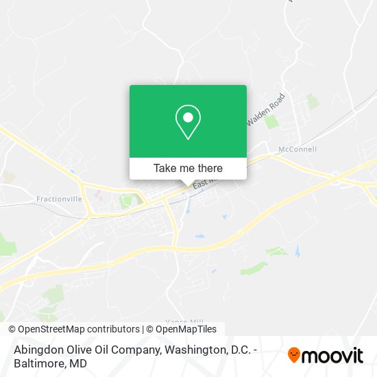 Abingdon Olive Oil Company map