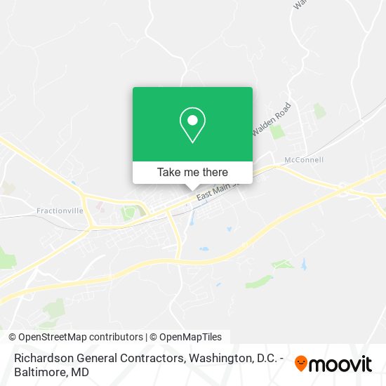 Richardson General Contractors map
