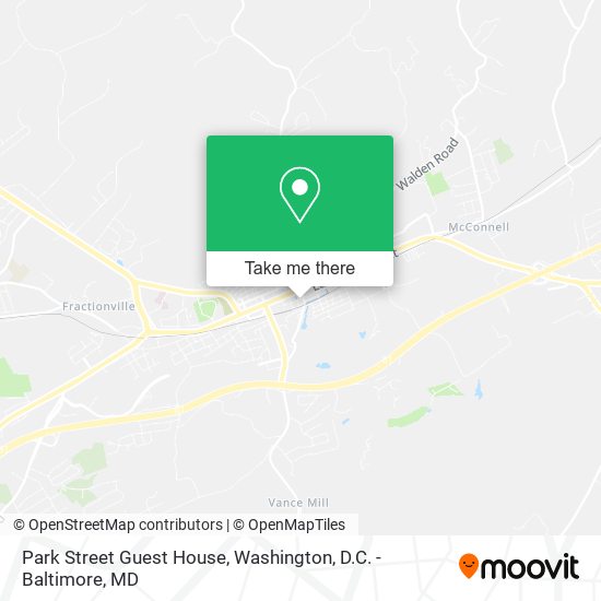 Mapa de Park Street Guest House