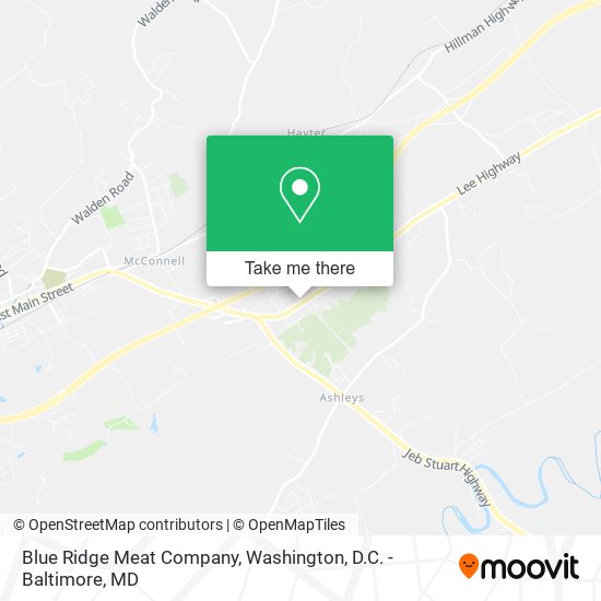 Blue Ridge Meat Company map