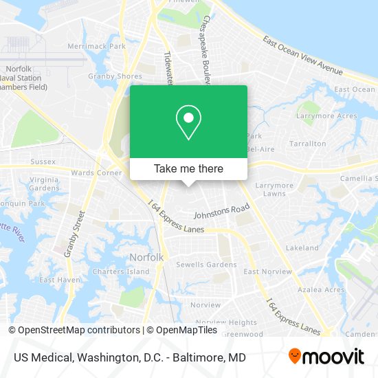 US Medical map