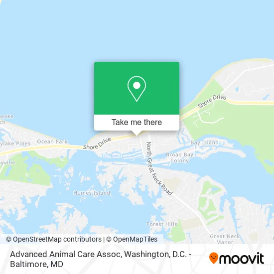 Mapa de Advanced Animal Care Assoc