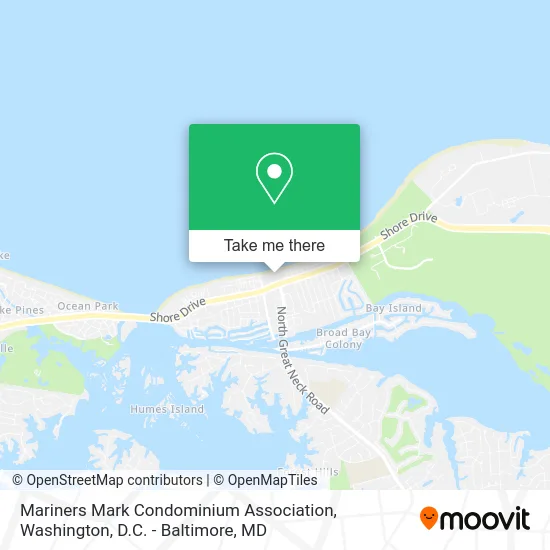 Mariners Mark Condominium Association map