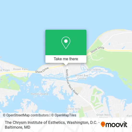 The Chrysm Institute of Esthetics map