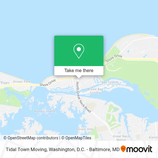 Tidal Town Moving map