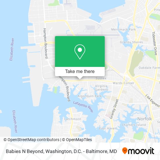 Mapa de Babies N Beyond