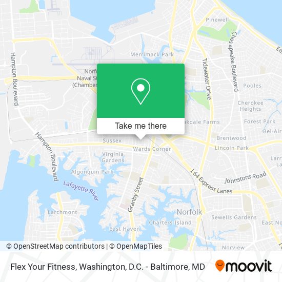 Flex Your Fitness map