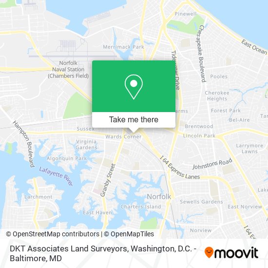 Mapa de DKT Associates Land Surveyors