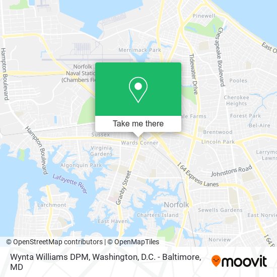 Wynta Williams DPM map