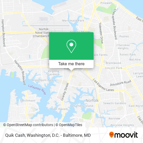 Quik Cash map