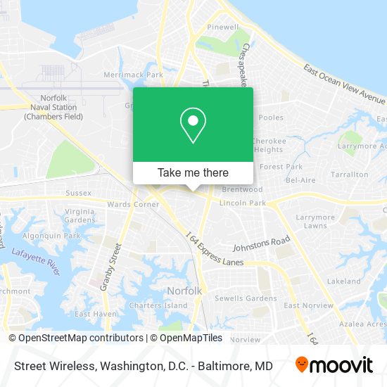Street Wireless map
