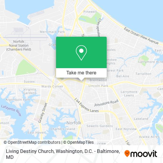 Mapa de Living Destiny Church