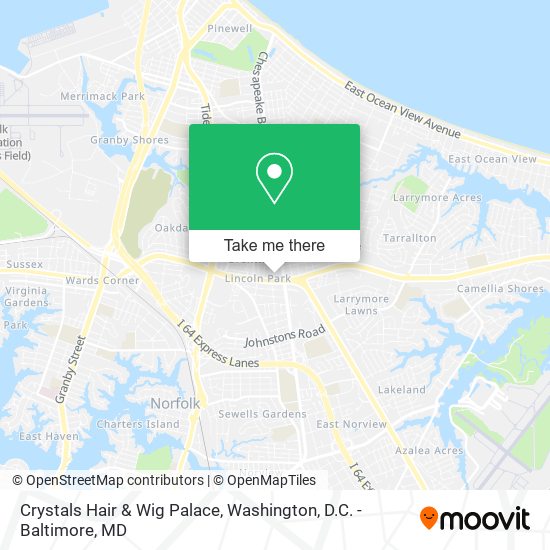 Crystals Hair & Wig Palace map