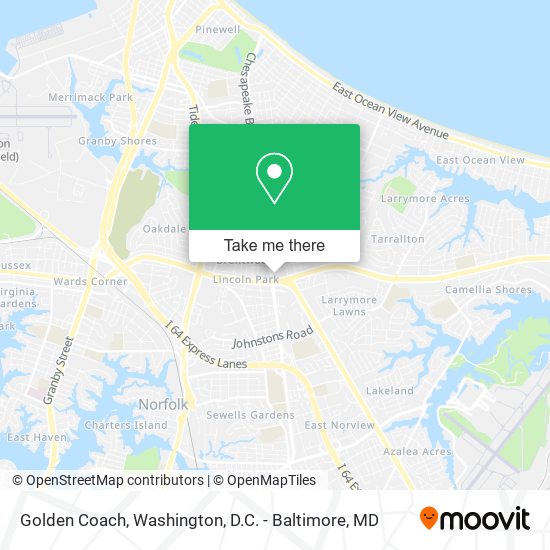Golden Coach map