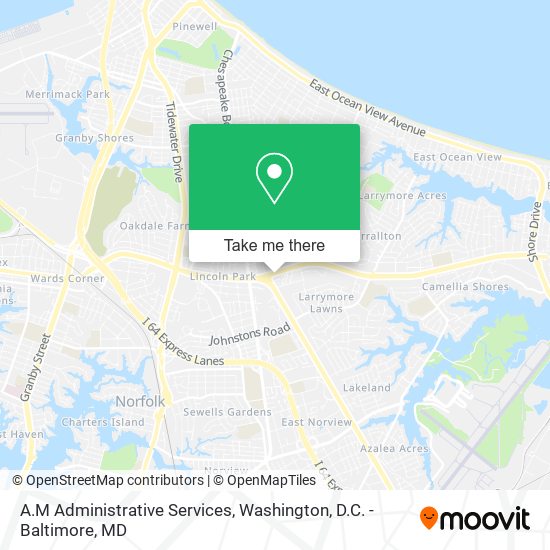 A.M Administrative Services map